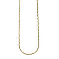 Late georgian yellow gold long chain