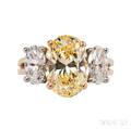 Colored Diamond Ring Oscar Heyman