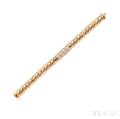 18kt Gold and Diamond Bracelet Van Cleef  Arpels