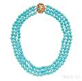 Turquoise Bead Necklace