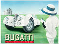 Large Razzia Bugatti Atlantic Poster