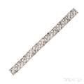 Art Deco Platinum and Diamond Bracelet