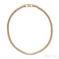Retro 14kt Gold Snake Chain Cartier