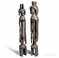 Two Mumuyestyle Carved Figures
