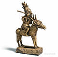 Edostyle Cast Metal Equestrian Figure