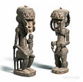 Betestyle Carved Male and Maternity Figures