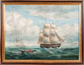 Robert Sanders American 20th Century Portrait of a Clipper