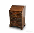 Diminutive Georgian Mahogany Slantlid Desk
