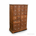 Pine Twentytwodrawer Apothecary Cupboard