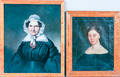 Two Framed Oil on Canvas Paintings of Women