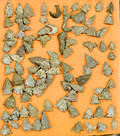Group of Stone Arrowheads and Hooks
