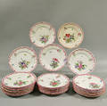 Thirty KG Luneville Old Strasbourg Ceramic Plates
