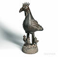 Africanstyle Cast Bronze Rooster