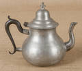 Beverly Massachusetts pewter teapot ca 1830
