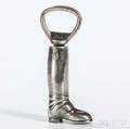 Sterling Silver Cowboy Boot Bottle Opener
