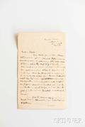 Stevenson Robert Louis 18501894 Autograph Letter Signed and Poem from Moral Emblems Bonwallie Towers Bournemouth 10 November no