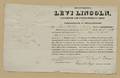 Levi Lincoln Sr 17491820 Military Commission Signed 30 April 1831