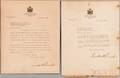 Roosevelt Franklin Delano 18821945 Two Typed Letters Signed 1932