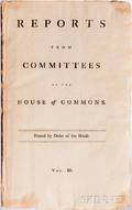 Reports from Committees of the House of Commons Which have been printed by Order of the House and are not inserted in the Journals