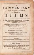 Taylor Thomas 15761633 A Commentary upon the Epistle of St Paul Written to Titus
