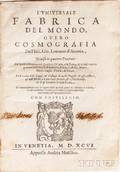 Anania Giovanni Lorenzo d d circa 1607 LUniversale Fabrica de Mondo overo Cosmografia