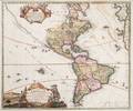 North and South America Johann Baptist Homann 16641724 Totius Americae Septentrionalis et Meridionalis Novissima Repraesentatio