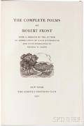 Frost Robert 18741963 The Complete Poems Signed Limited Edition