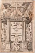 Hooker Richard 15541600 Of the Lawes of Ecclesiastical Politie Eight Bookes