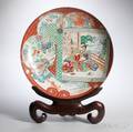 Large Imari Charger and Stand