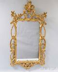 Rococostyle Carved and Gilt Mirror