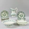 Twentysix Green Transferdecorated Tableware Items