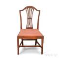 George III Mahogany Side Chair