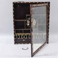 Inlaid Hardwood Wall Cabinet