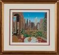 Framed Thomas McKnight American b 1941 Signed Serigraph