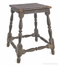 American painted joint stool late 18th c