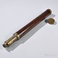 Brass and Mahogany Twodraw Spyglass