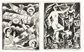 Natalia Sergeevna Goncharova Russian 18811962 Two Studies for The Mystical Images of War  Angels and Aeroplanes
