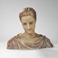 Augustus SaintGaudens American 18481907 Wax Bust of Louise Adele Dickerson Gould