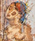 Max Weber American 18811961 Head of a Woman