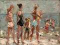 Vladimir Lebedev RussianAmerican 19101991 Beach Scene