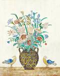 Charles E Prendergast American 18631948 Untitled Vase with Flowers and Birds