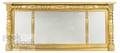 Federal giltwood overmantle mirror