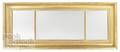 Giltwood overmantle mirror