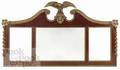 Federal style overmantle mirror