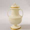 Wedgwood Queens Ware Porcelain Covered Urn