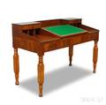 Late Federal Mahogany Veneer Desk