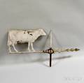 Molded Aluminum Cow Weathervane