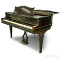 Chickering Blackpainted Baby Grand Piano