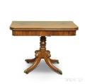 Classical Mahogany Swiveltop Card Table