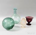 Four Glass Items